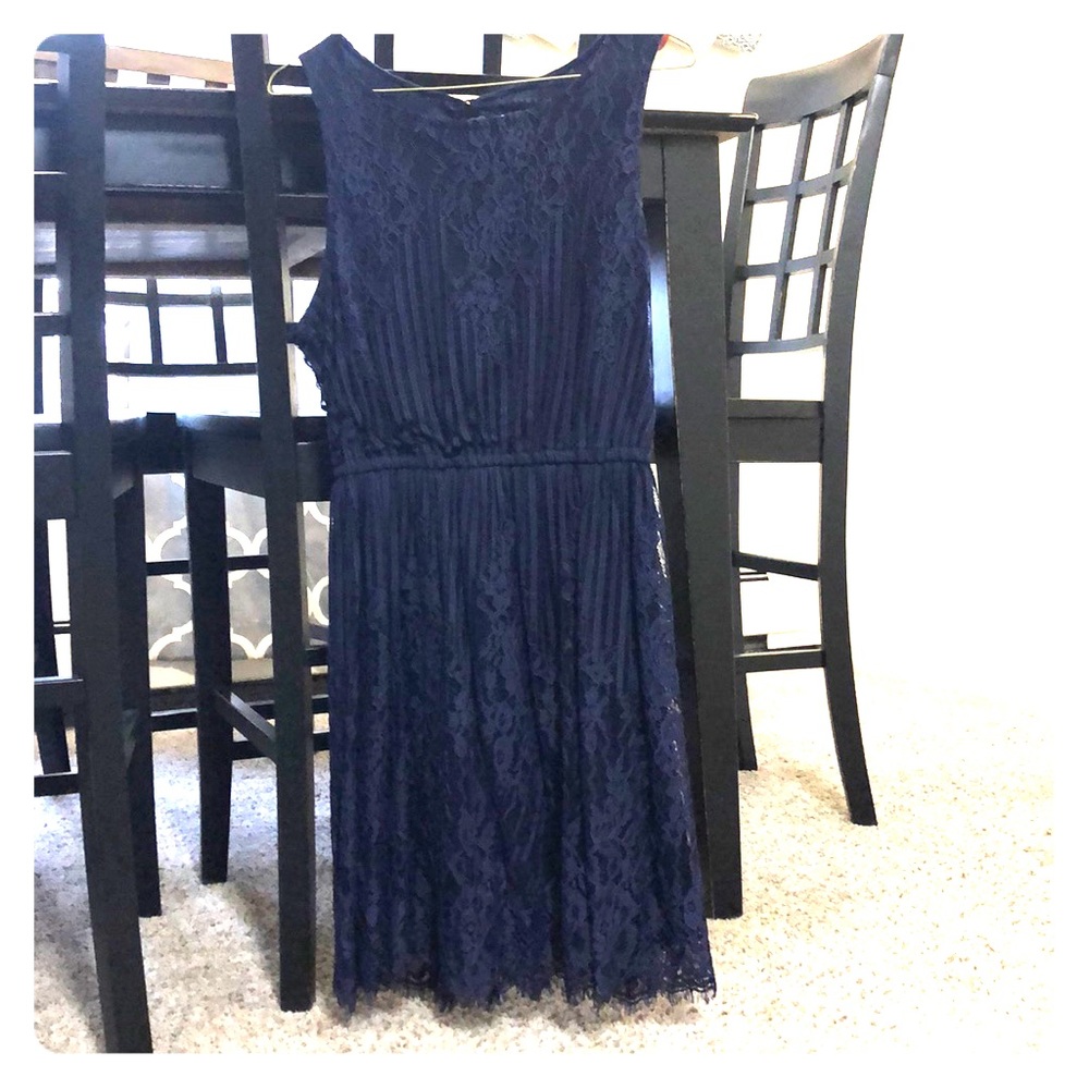 Xhilaration navy blue dress